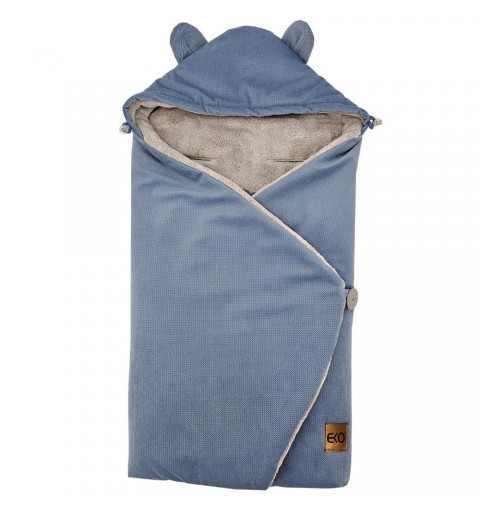 Eko - otulacz, śpiworek do fotelika | Sp-56 Niebieski